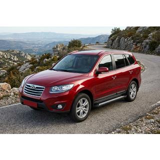 Bočné nášľapy New Vision Black (2 ks, hliník) Hyundai Santa Fe 2 2006–2012 fotografia 1