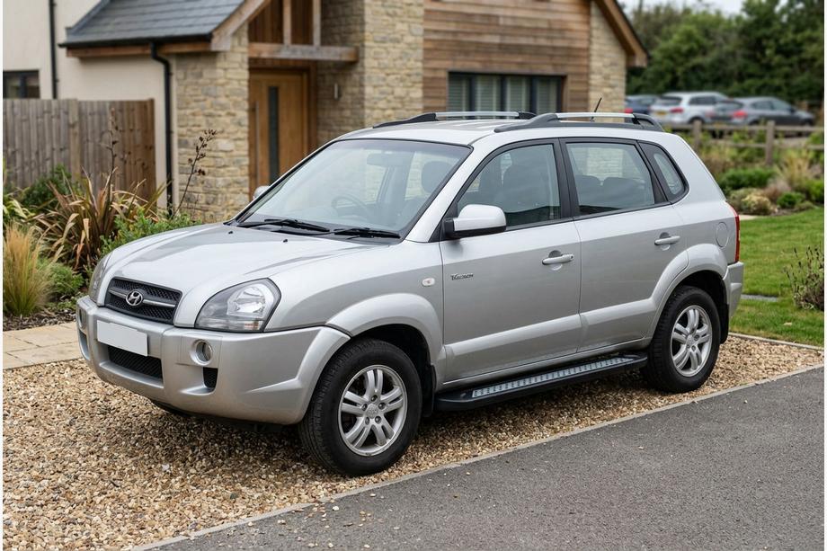 Hyundai Tucson JM 2004– Bočné nášľapy New Vision Black (2 ks, hliník) Image
