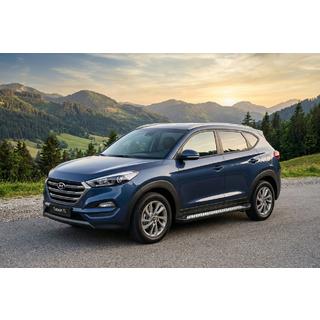 Bočné nášľapy New Vision Black (2 ks, hliník) Hyundai Tucson TL 2016–2021 fotografia 1