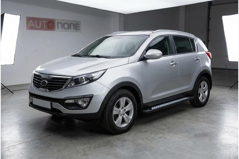 Kia Sportage 2010–2015 Bočné nášľapy New Vision Black (2 ks, hliník) Image