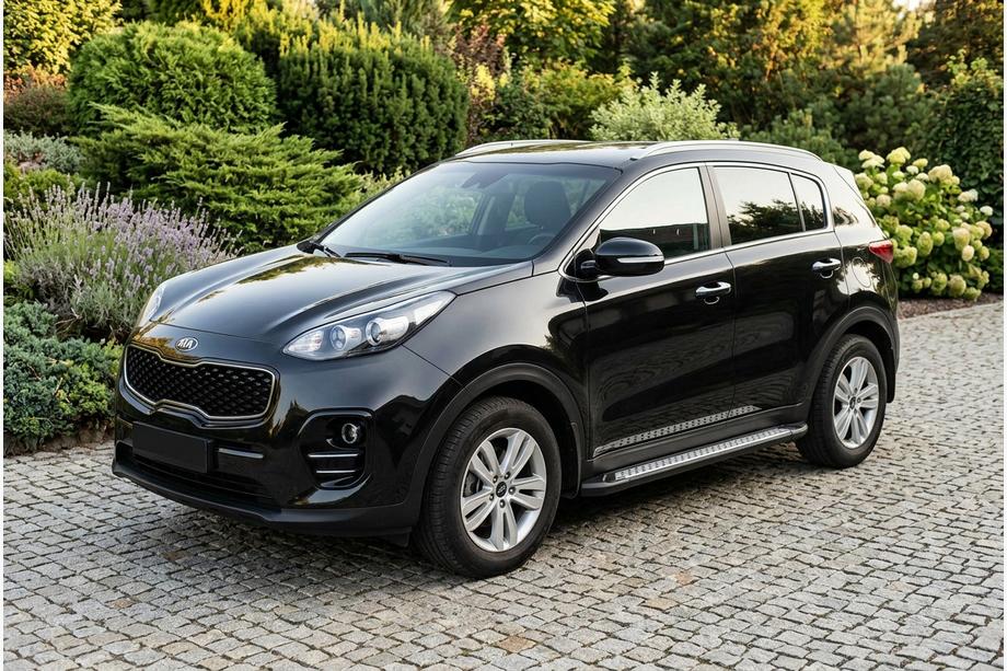 Kia Sportage 2015–2021 Bočné nášľapy New Vision Black (2 ks, hliník) Image