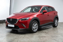 Mazda CX-3 2015– Bočné nášľapy Vision New Black (2 ks, hliník) fotografia 1