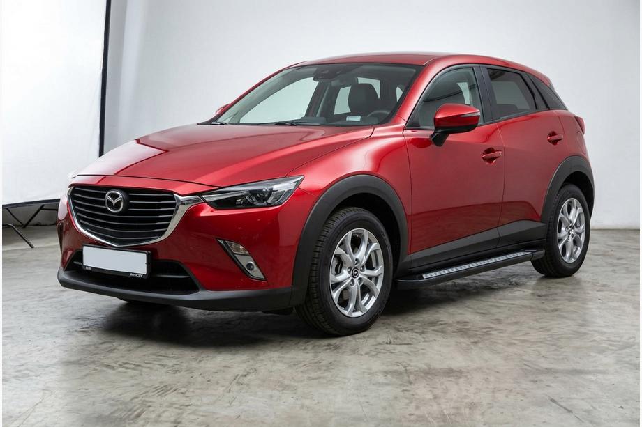 Mazda CX-3 2015– Bočné nášľapy Vision New Black (2 ks, hliník) Image