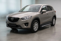 Mazda CX-5 2012–2017 Bočné nášľapy New Vision Black (2 ks, hliník) fotografia 1