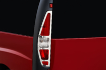 Fiat Doblo I 2001–2005 Nerezové kryty zadných svetiel (2 ks) OmsaLine – talianska nehrdzavejúca oceľ fotografia 1