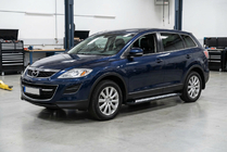Mazda CX-9 2007–2016 Bočné nášľapy New Vision Black (2 ks, hliník) fotografia 1