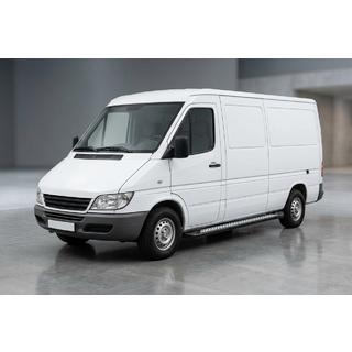 Bočné nášľapy New Vision Black (2 ks, hliník) Mercedes Sprinter W901/902/903/904/905 1995–2006 fotografia 1