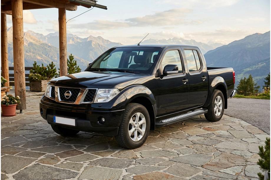 Nissan Navara 2006–2015 Bočné nášľapy New Vision Black (2 ks, hliník) Image