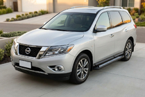 Nissan Pathfinder R52 2012–2021 Bočné nášľapy New Vision Black (2 ks, hliník) fotografia 1
