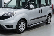Opel Combo 2012–2018 Bočné nášľapy New Vision Black (2 ks, hliník) fotografia 1