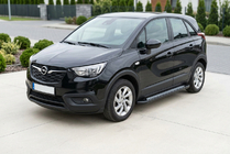 Opel Crossland X 2017–2024 Bočné nášľapy New Vision Black (2 ks, hliník) fotografia 2