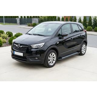 Bočné nášľapy New Vision Black (2 ks, hliník) Opel Crossland X 2017–2024 fotografia 2