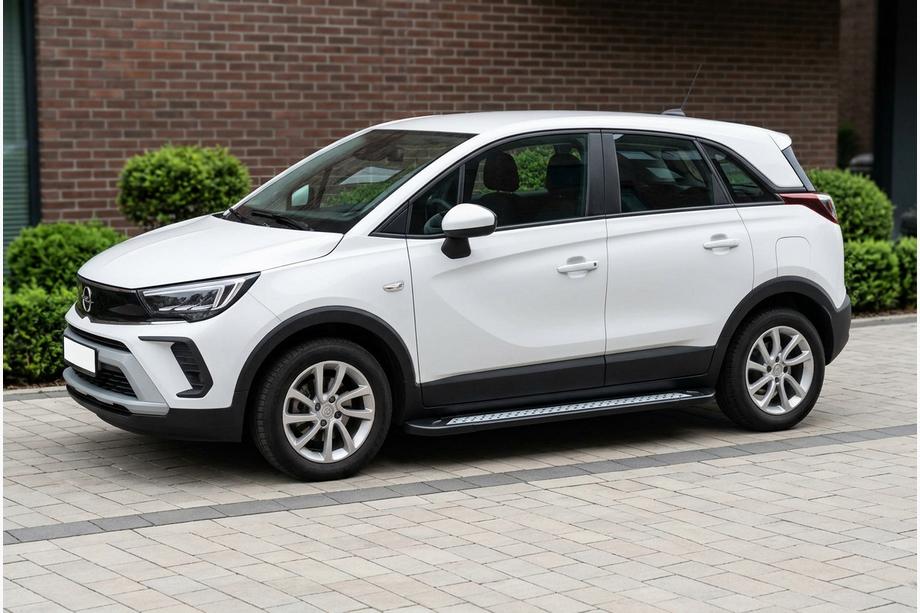 Opel Crossland X 2017–2024 Bočné nášľapy New Vision Black (2 ks, hliník) Image