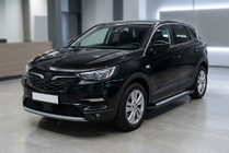 Opel Grandland X 2017– Bočné nášľapy New Vision Black (2 ks, hliník) fotografia 1