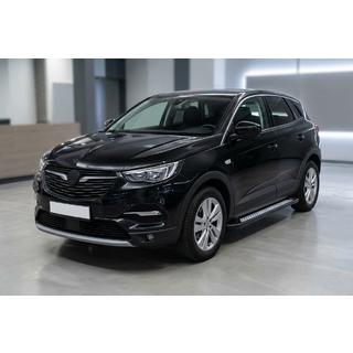 Bočné nášľapy New Vision Black (2 ks, hliník) Opel Grandland X 2017– fotografia 1