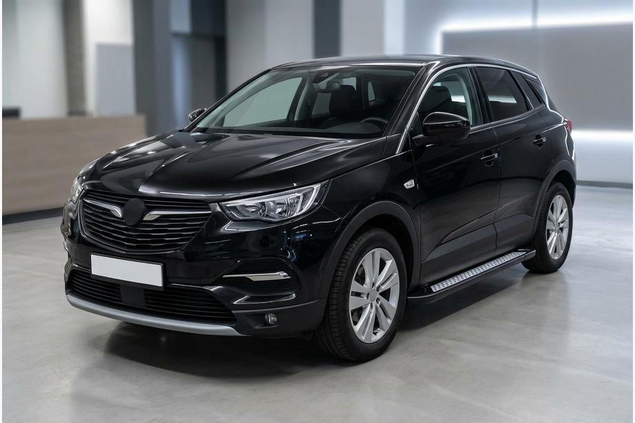 Opel Grandland X 2017– Bočné nášľapy New Vision Black (2 ks, hliník) Image