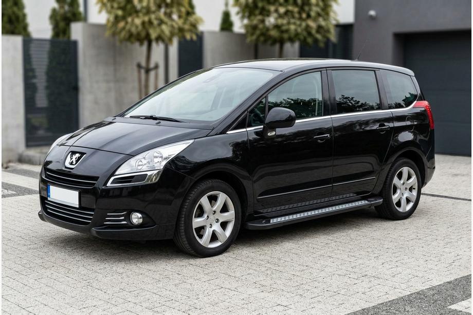 Peugeot 5008 2009–2016 Bočné nášľapy New Vision Black (2 ks, hliník) Image