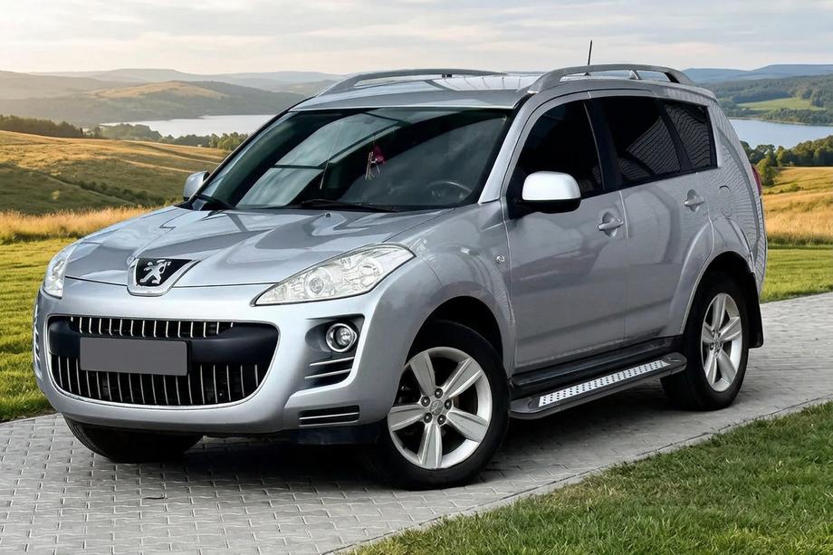 Peugeot 4007 2007–2013 Bočné nášľapy New Vision Black (2 ks, hliník) Image