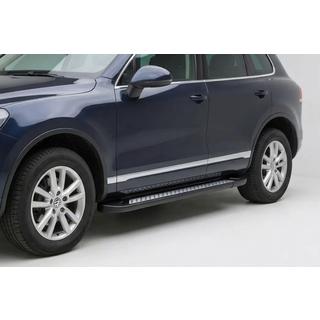 Bočné nášľapy New Vision Black (2 ks, hliník) Porsche Cayenne 2003–2010 fotografia 1