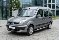 Renault Kangoo 1998–2008 Bočné nášľapy New Vision Black (2 ks, hliník) fotografia 1