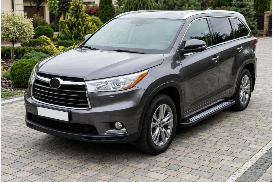 Toyota Highlander 2013–2019 Bočné nášľapy New Vision Black (2 ks, hliník) Image
