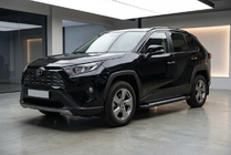 Toyota Rav 4 2019–2025 Bočné nášľapy New Vision Black (2 ks, hliník) fotografia 1