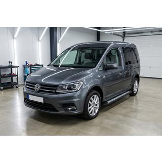 Bočné nášľapy New Vision Black (2 ks, hliník) Volkswagen Caddy 2015–2020 fotografia 1