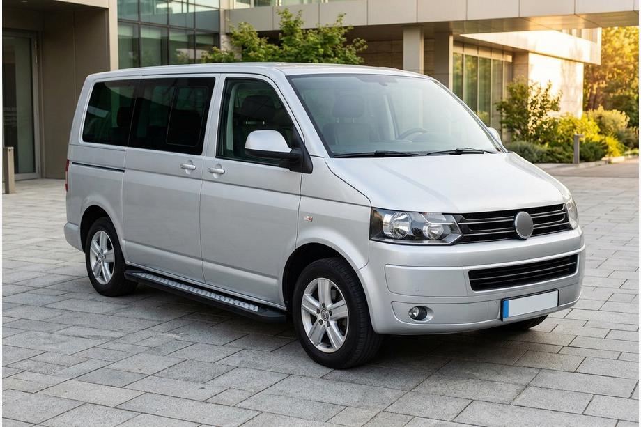 Volkswagen T5 2010–2015 Bočné nášľapy New Vision Black (2 ks, hliník) Image