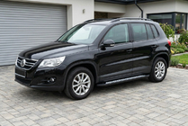 Volkswagen Tiguan 2007–2016 Bočné nášľapy New Vision Black (2 ks, hliník) fotografia 1