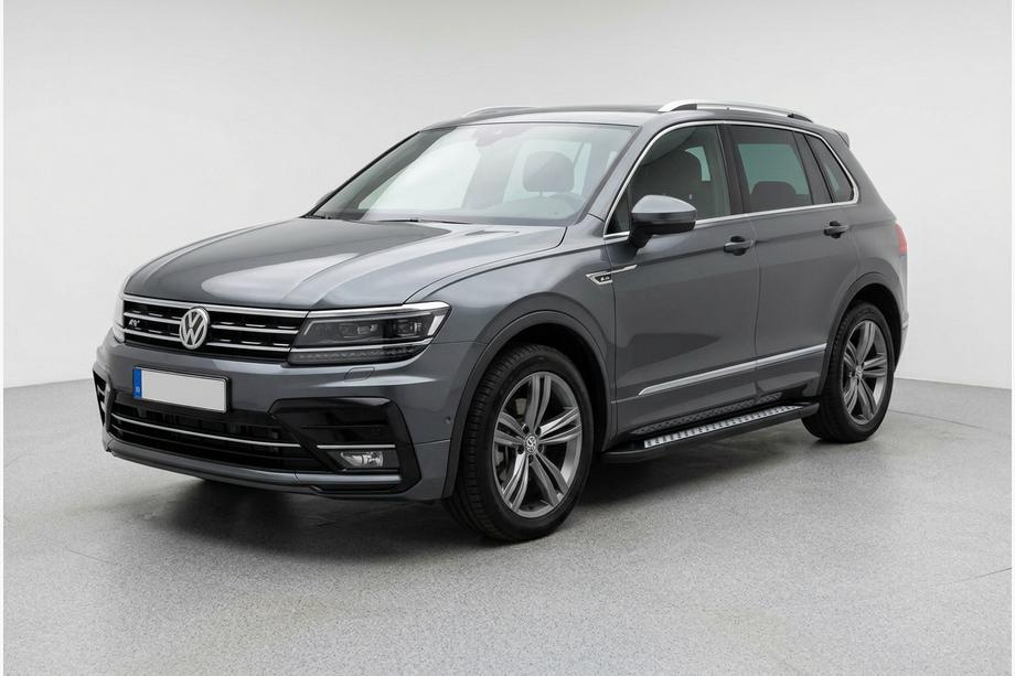 Volkswagen Tiguan 2016–2023 Bočné nášľapy New Vision Black (2 ks, hliník) Image