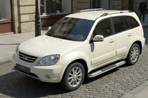 Chery Tiggo 1 2005–2016 Bočné nášľapy Tayga V2 (2 ks, hliník) fotografia 1