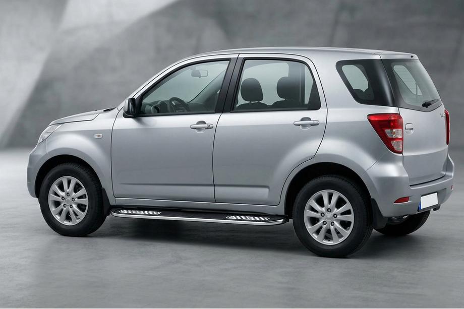 Daihatsu Terios 2006–2017 Bočné nášľapy Tayga V2 (2 ks, hliník) Fotografia 1