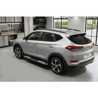 Bočné nášľapy Tayga V2 (2 ks, hliník) Hyundai Tucson TL 2016–2021 fotografia 1