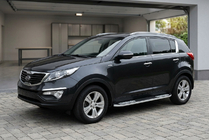 Kia Sportage 2010–2015 Bočné nášľapy Tayga V2 (2 ks, hliník) fotografia 1