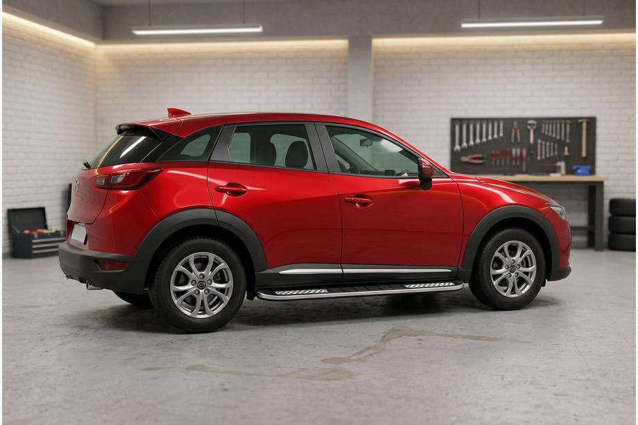 Mazda CX-3 2015– Bočné nášľapy Tayga V2 (2 ks, hliník) Image