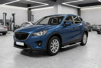 Mazda CX-5 2012–2017 Bočné nášľapy Tayga V2 (2 ks, hliník) fotografia 1