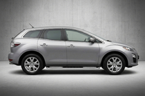 Mazda CX-7 2006–2012 Bočné nášľapy Tayga V2 (2 ks, hliník) fotografia 1