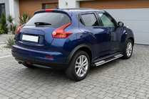 Nissan Juke 2010–2019 Bočné nášľapy Tayga V2 (2 ks, hliník) fotografia 1
