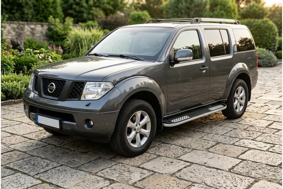 Nissan Pathfinder R51 2005–2014 Bočné nášľapy Tayga V2 (2 ks, hliník) Image