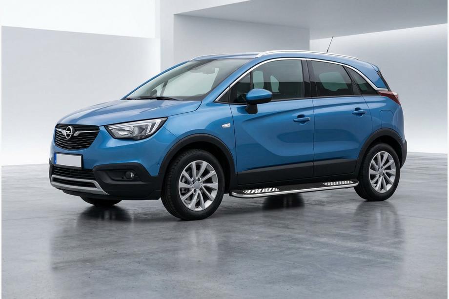Opel Crossland X 2017–2024 Bočné nášľapy Tayga V2 (2 ks, hliník) Image