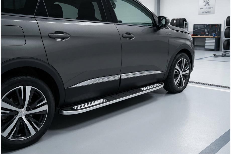 Peugeot 5008 2016–2023 Bočné nášľapy Tayga V2 (2 ks, hliník) Image