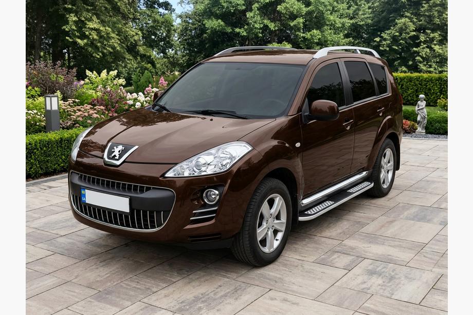 Peugeot 4007 2007–2013 Bočné nášľapy Tayga V2 (2 ks, hliník) Image