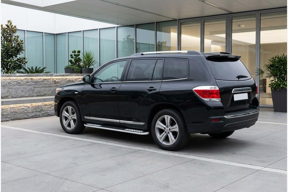 Toyota Highlander 2008–2013 Bočné nášľapy Tayga V2 (2 ks, hliník) Image