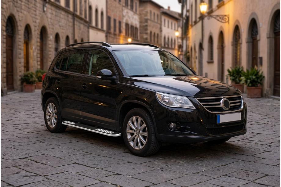Volkswagen Tiguan 2007–2016 Bočné nášľapy Tayga V2 (2 ks, hliník) Image