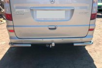 Mercedes Vito W639 2004–2014 Zadné rohové diely AK003 (2 ks, nerez) fotografia 5