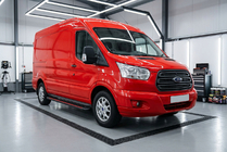 Ford Transit 2014– Bočné prahy Maya Red (2 ks., hliník) fotografia 1