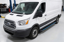 Ford Transit 2014– Bočné nášľapy Maya Blue (2 ks, hliník) fotografia 1