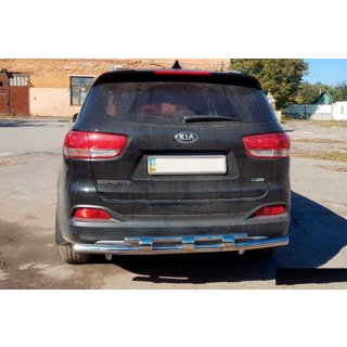 Zadný ochranný rám AK015 (nerez) Kia Sorento II XM 2009–2014 fotografia 3