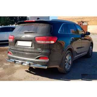 Zadný ochranný rám AK015 (nerez) Kia Sorento II XM 2009–2014 fotografia 2
