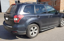 Subaru Forester 2013–2018 Bočné prahy Premium (2 ks, nerez.) fotografia 1